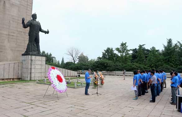 公海彩船党委组织党员同志开展南京红色之旅