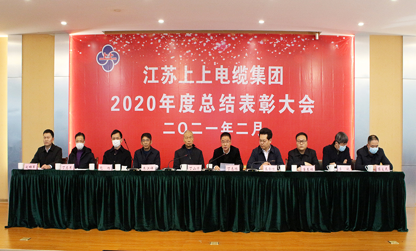 公海彩船电缆视频直播召开2020年总结表扬大会