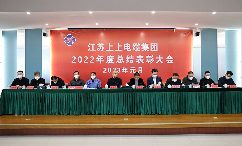 公海彩船电缆盛大召开2022年度总结表扬大会